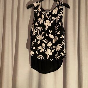 floral tank blouse